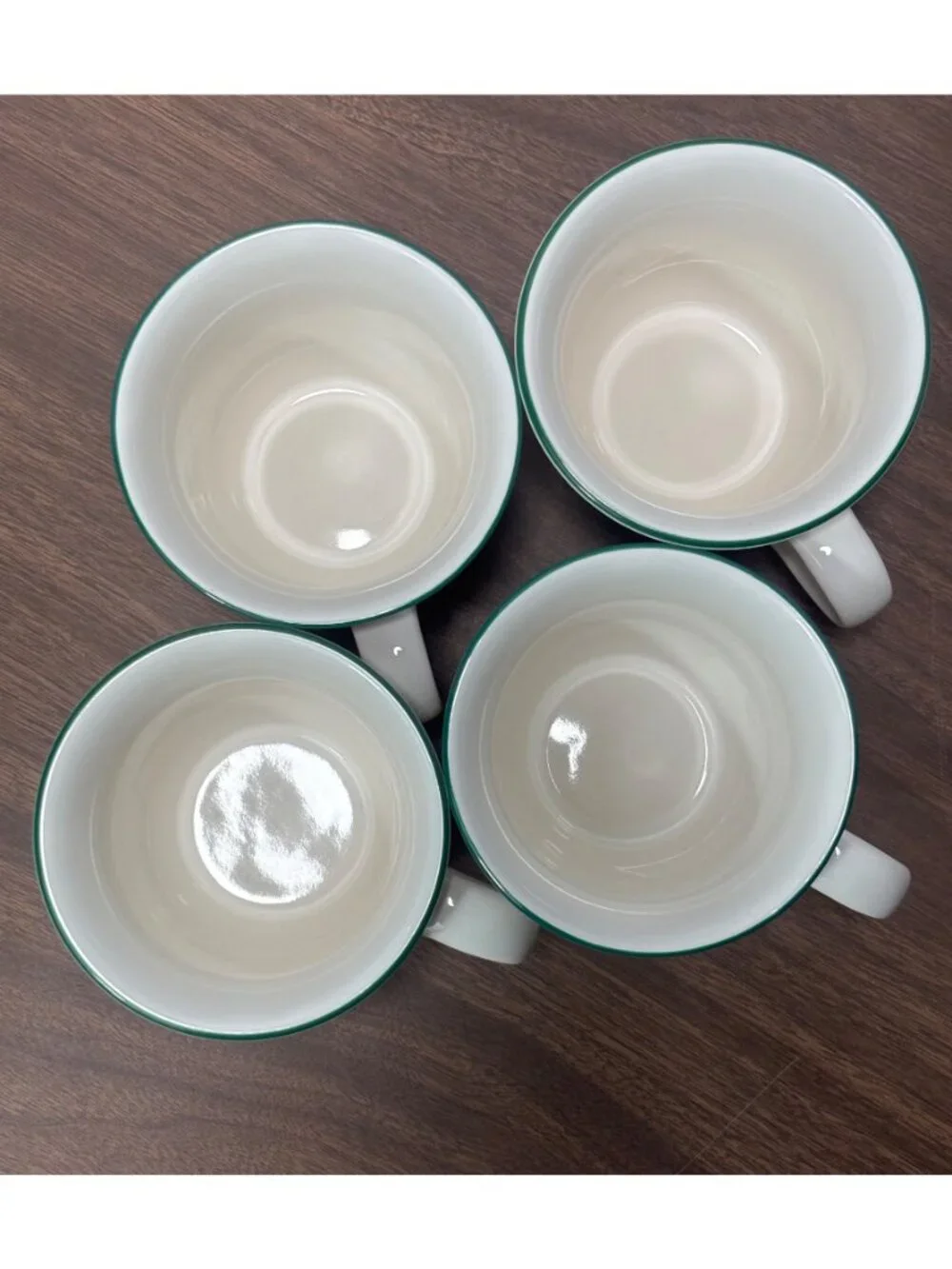 Winterberry  Mugs & Saucers Holly Berry Design Set Of 4 By Pfaltzgraff